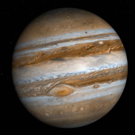the planet jupiter (3d rendering,8k.This image elements furnished by NASA)