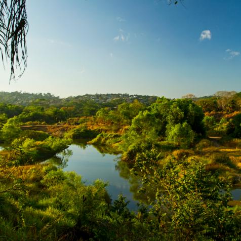 The unspoiled jungle and rivers near San Ignacio, Belize