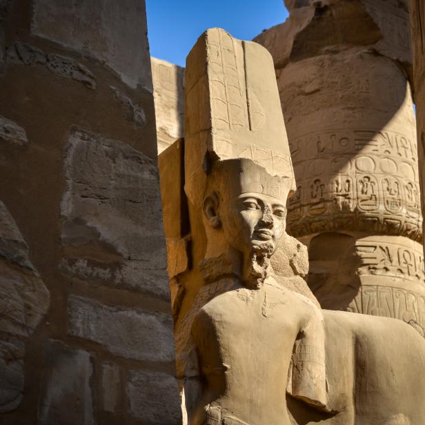 1295349103 Karnak is the modern-day name for the ancient site of the Temple of Amun at Thebes, Egypt.