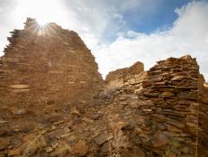 Chaco Cultural HIstoric Park, New Mexico.  Chaco Culture National Historic Park, New Mexico. One of the most enigmatic archaeological sites of the ancestral Puebloans, found in one of the most remote and rugged parts of the American Southwest.